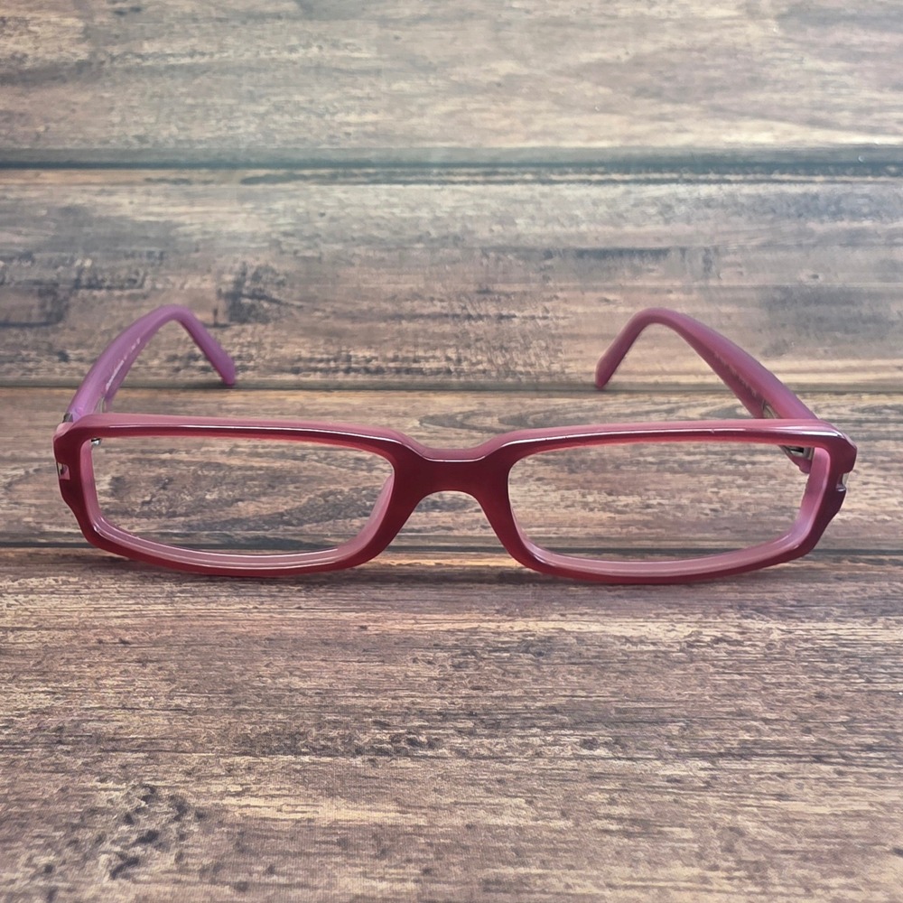 Donna Karan DK 1506 3083 Purple Rectangular Eyeglasses Frames Italy 51-16-125